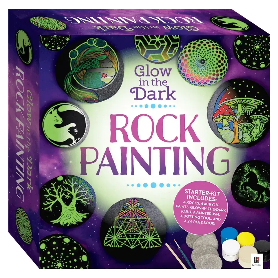 Glow in the Dark Rock Painting Gift Box