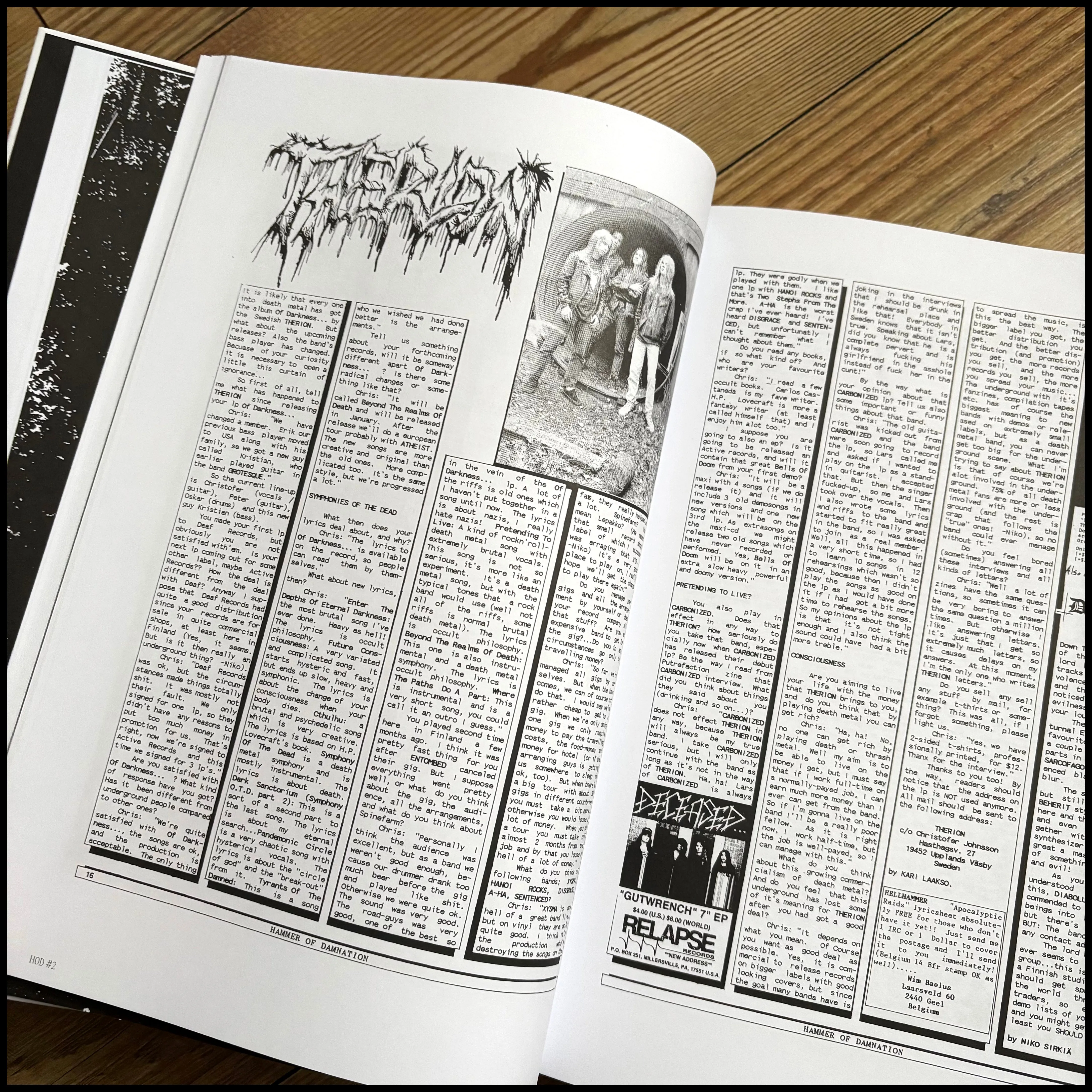 HAMMER OF DAMNATION large hardback