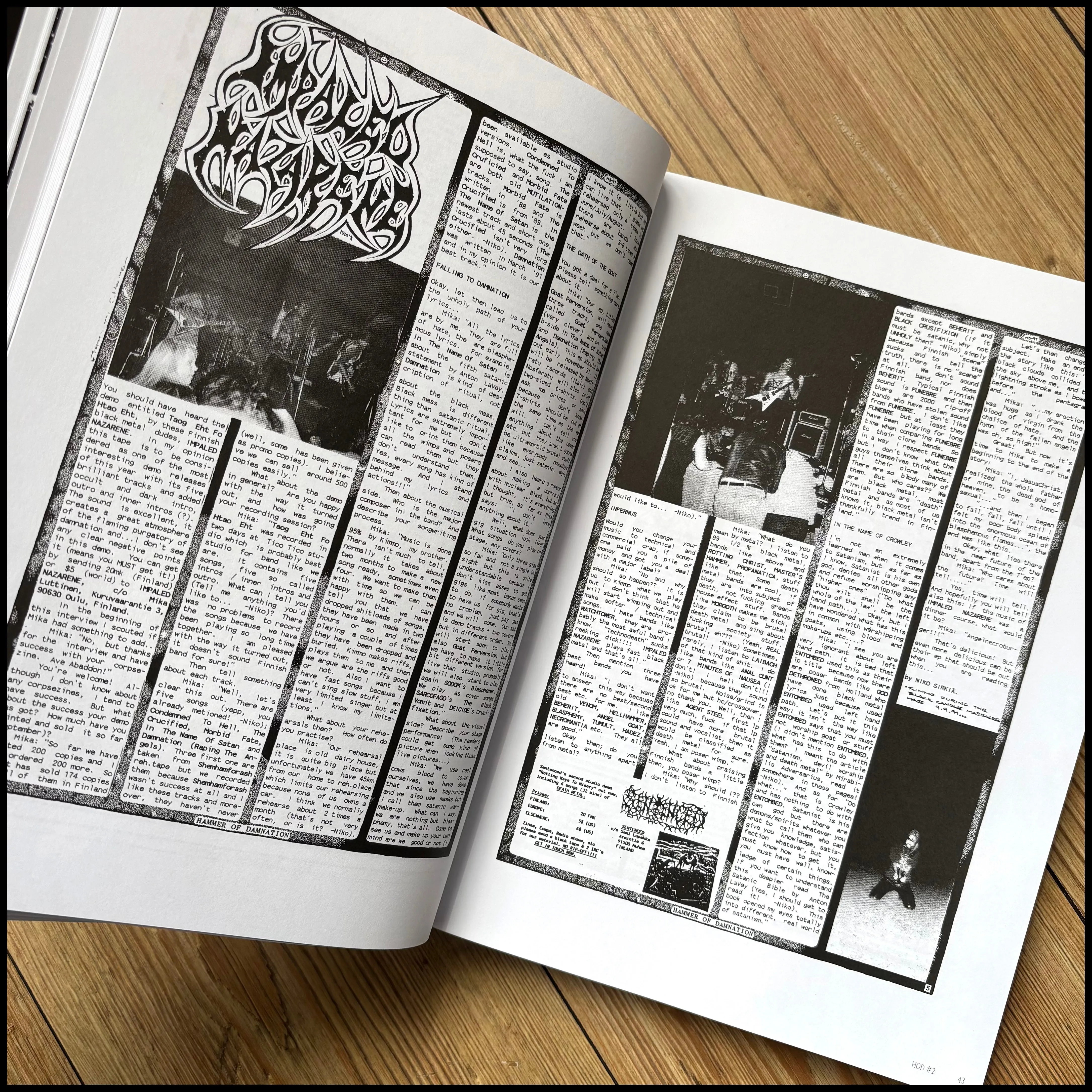 HAMMER OF DAMNATION large hardback