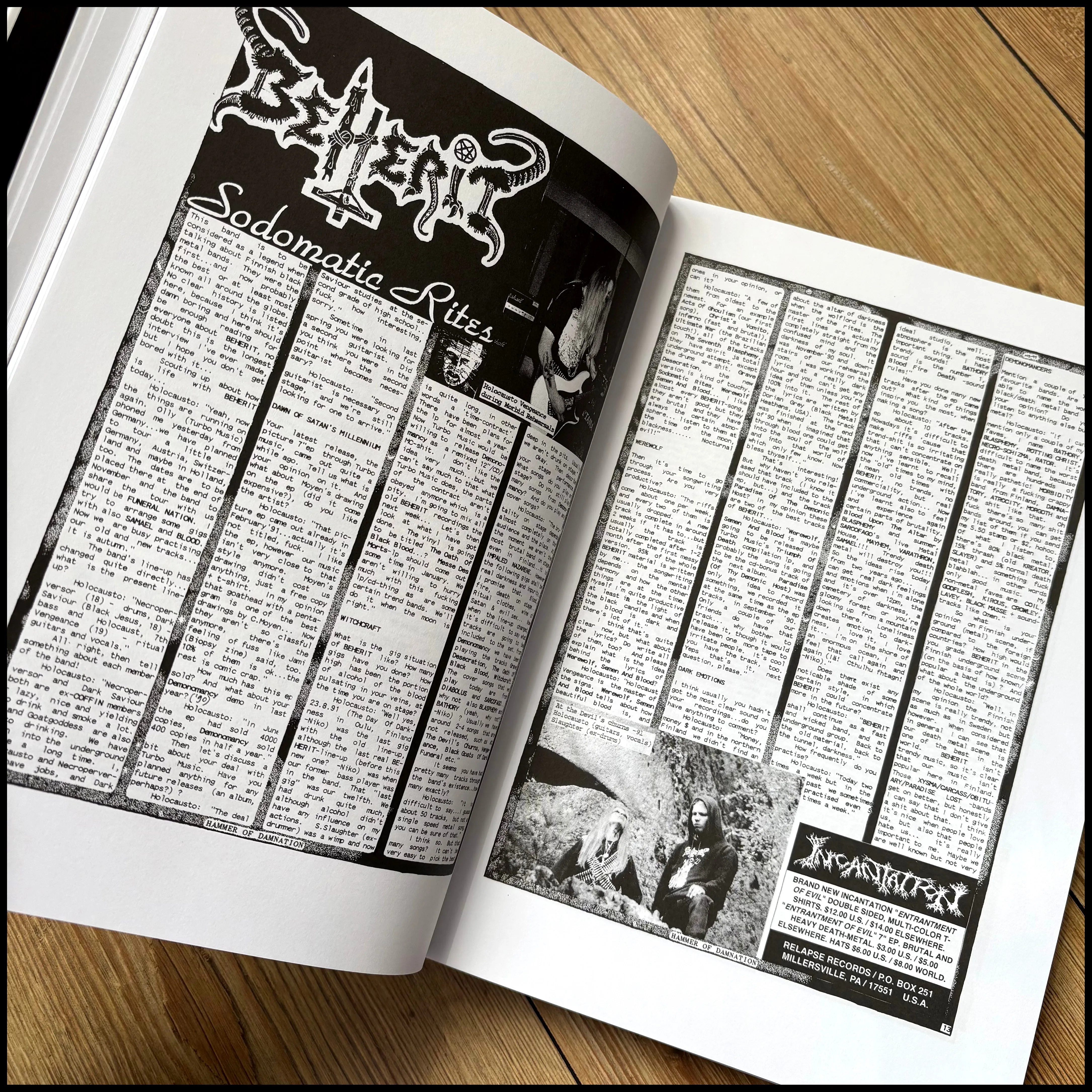 HAMMER OF DAMNATION large hardback