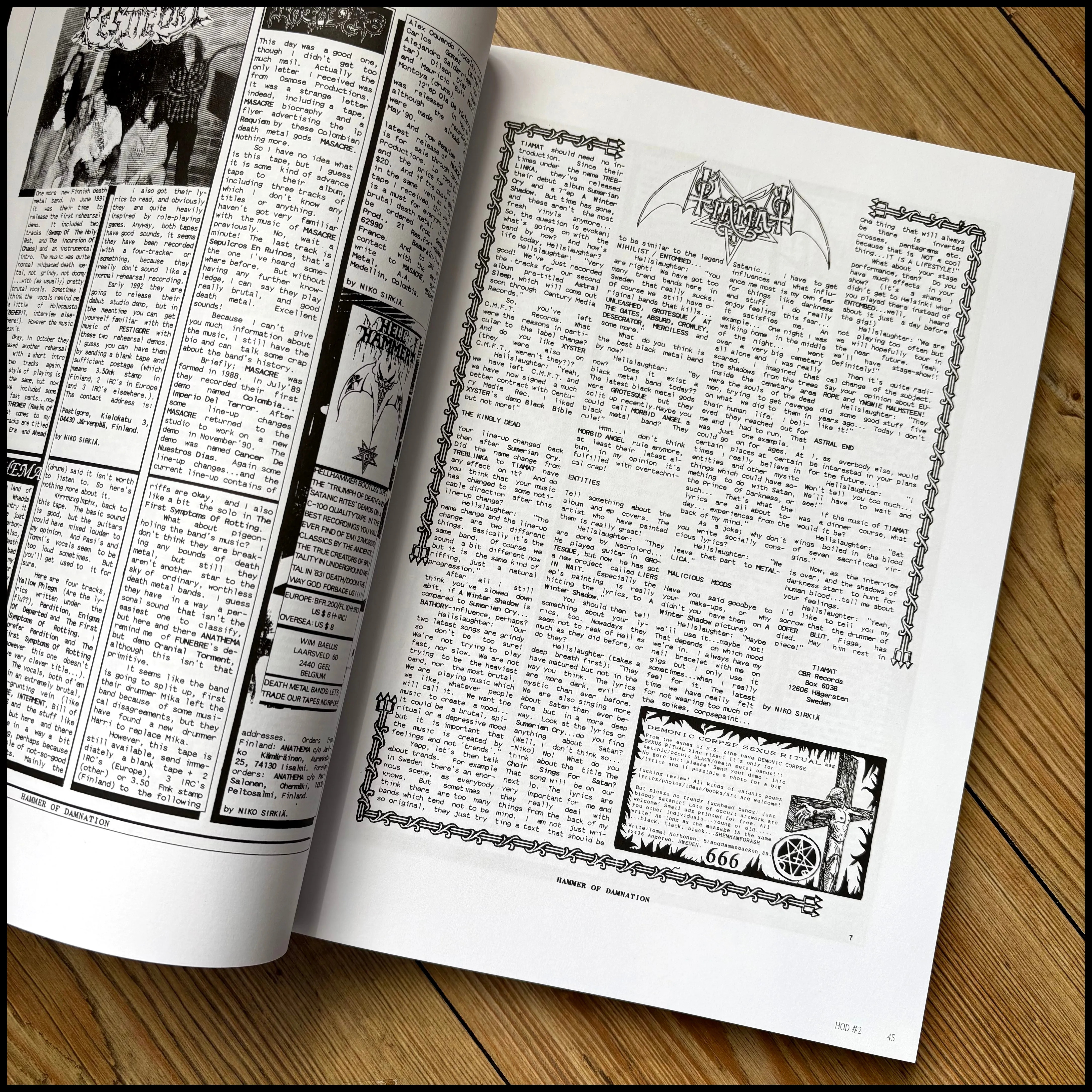 HAMMER OF DAMNATION large hardback