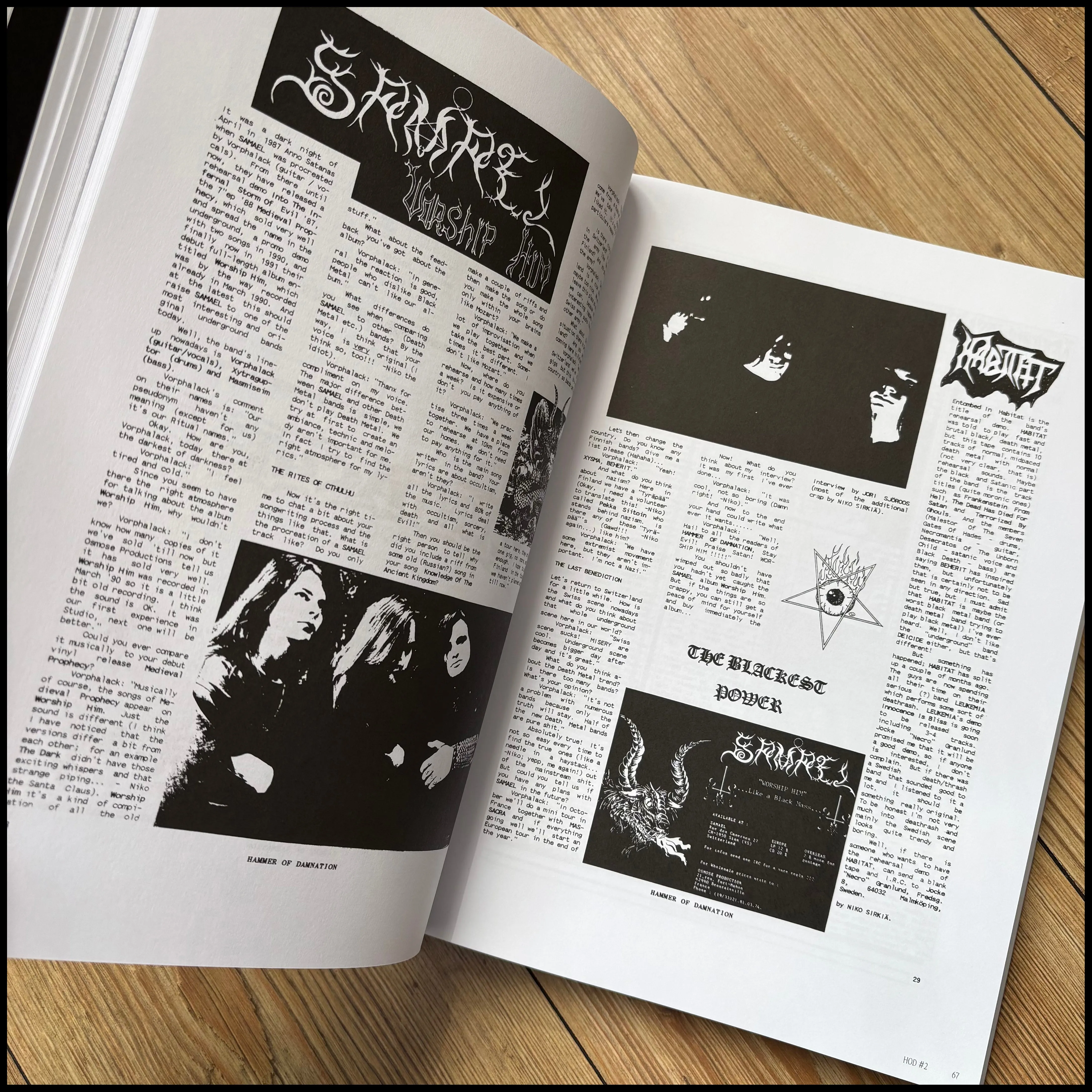 HAMMER OF DAMNATION large hardback