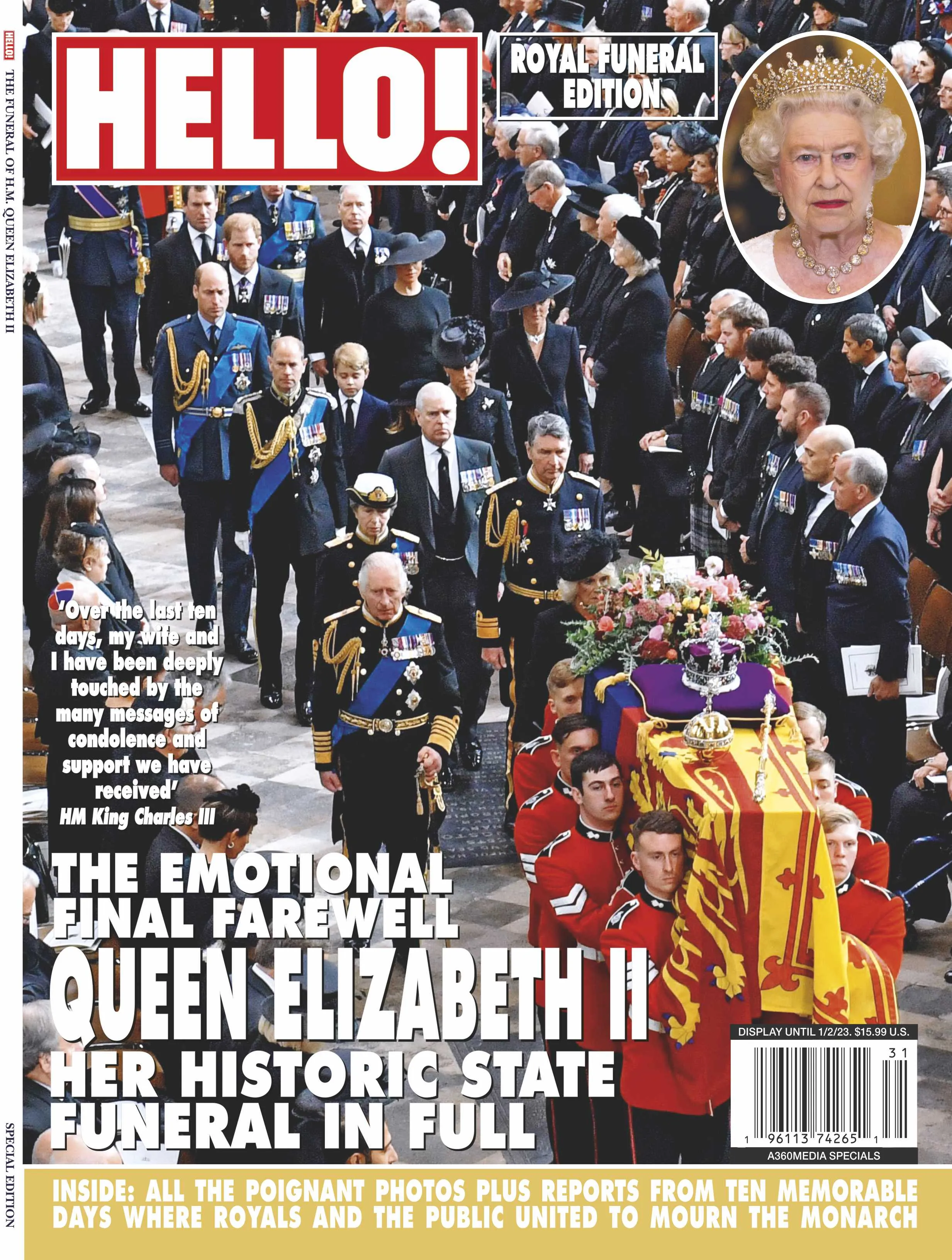 HELLO! - Queen Elizabeth II Royal Funeral Edition  -The Emotional Final Farewell