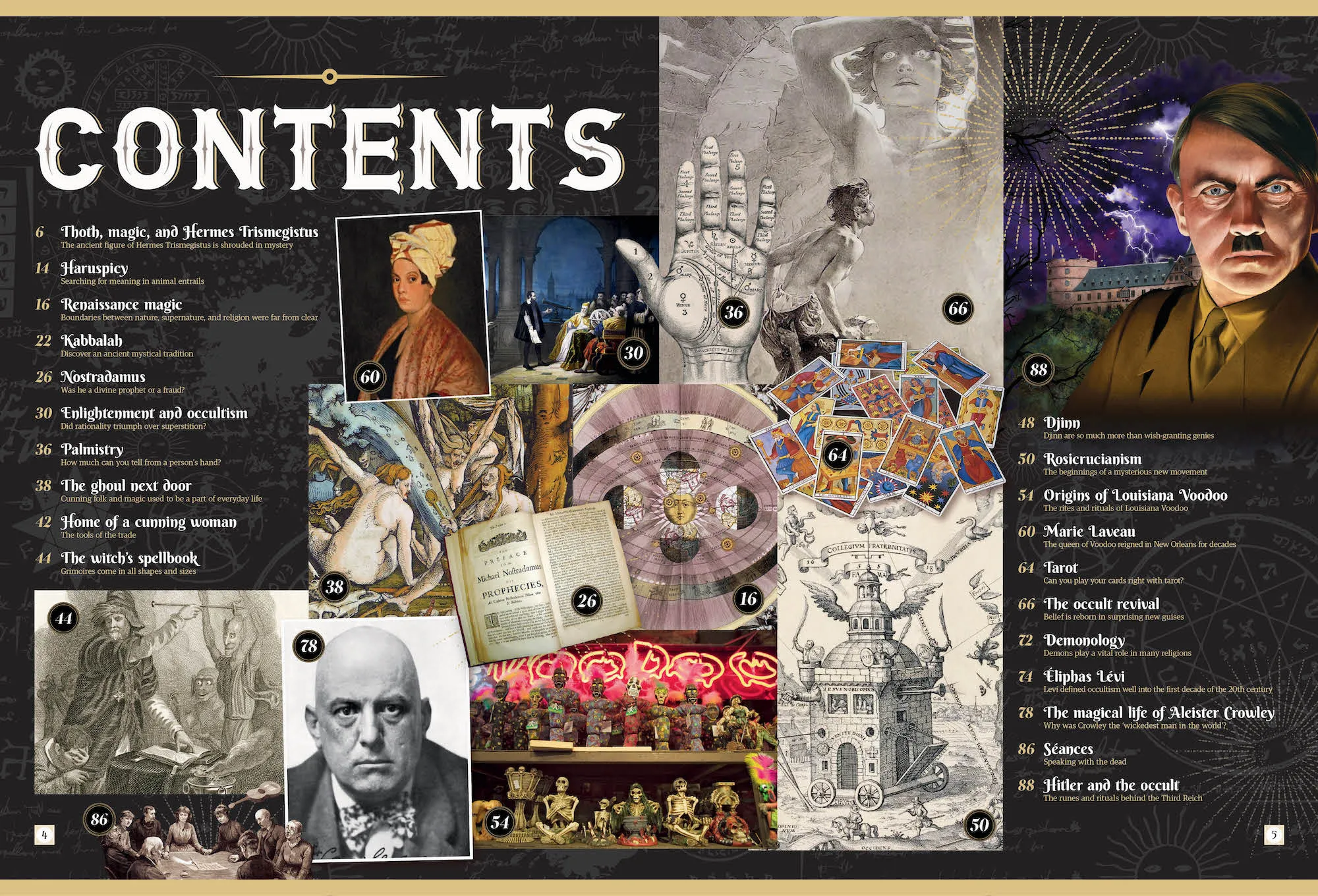 History Of The Occult - Uncover Arcane Knowledge & Enigmatic Occultists: Paranormal, Hermes Trismegistus, Haruspicy, Kabbalah, Nostradamus, Tarot, Crowley, Sance, Hitler's Connection, Djinn & Voodoo