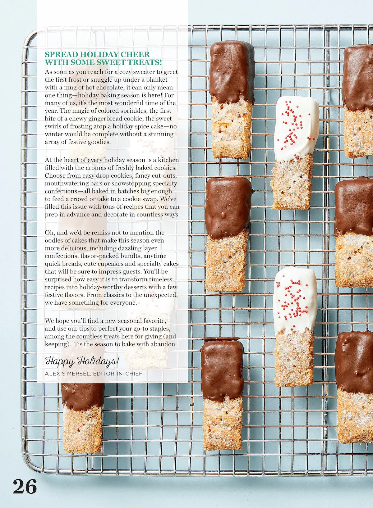 Holiday Cookies & Cakes - Make The Season Merry: 82  Recipes, Bake Like A Pro, Easy Drop Cookies, Gingerbread, Bundts Cakes, Spice Cake, Christmas Healthy Swaps & Kitchen Tips For Holiday Parties!