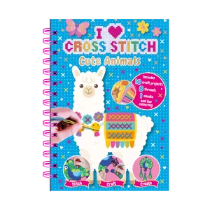 I Love Cross Stitch Book: Cute Animals