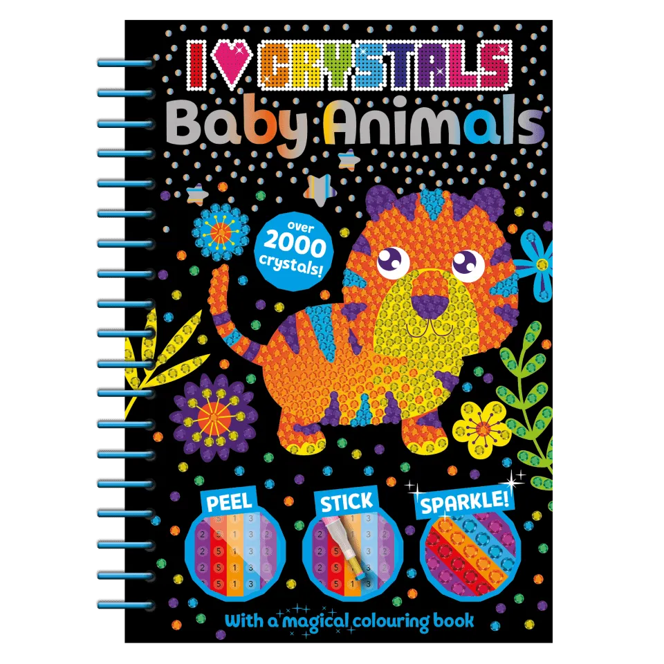 I Love Crystals Book: Baby Animals