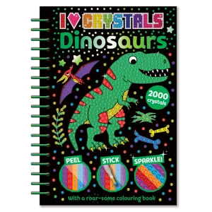 I Love Crystals Book: Dinosaurs
