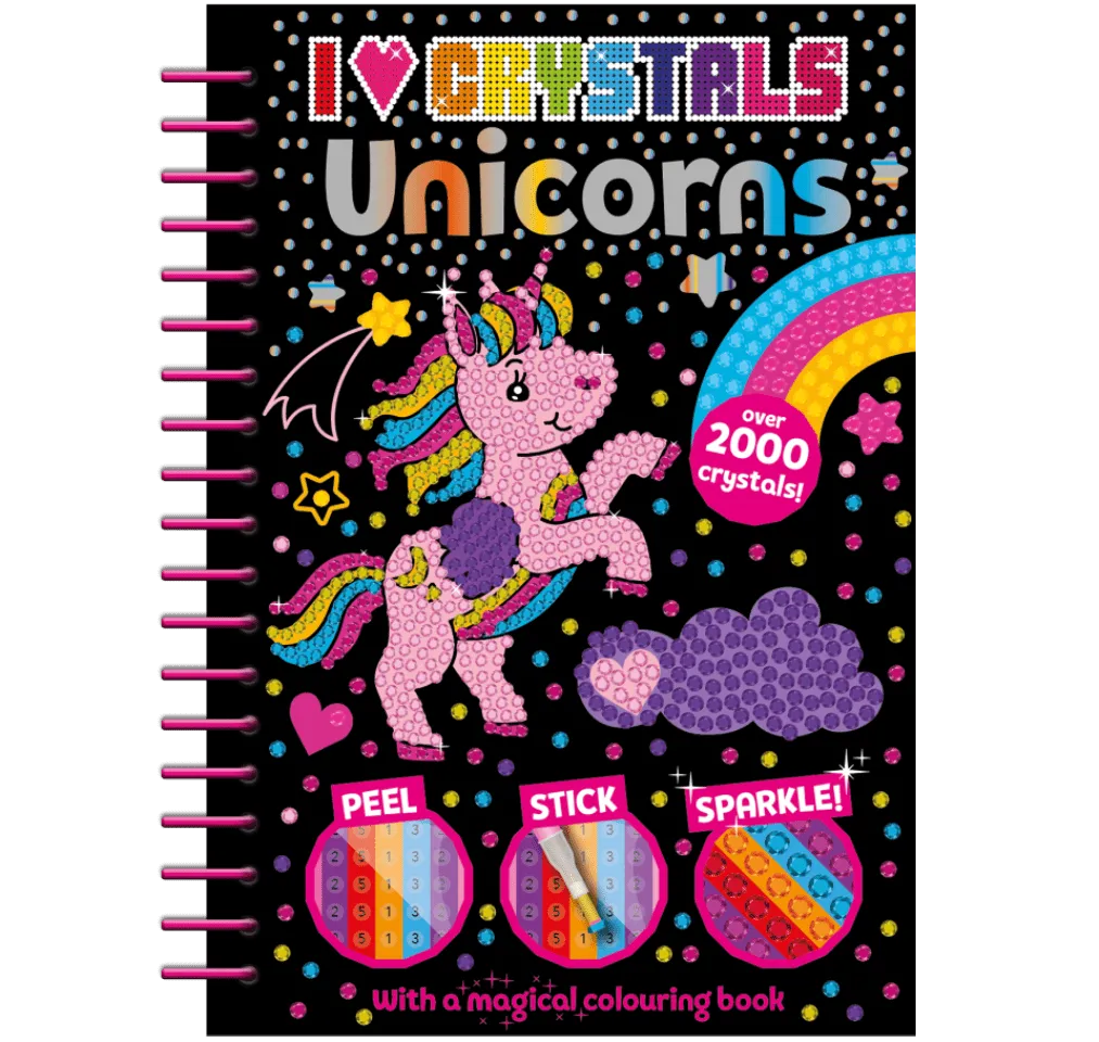 I Love Crystals Book: Unicorns