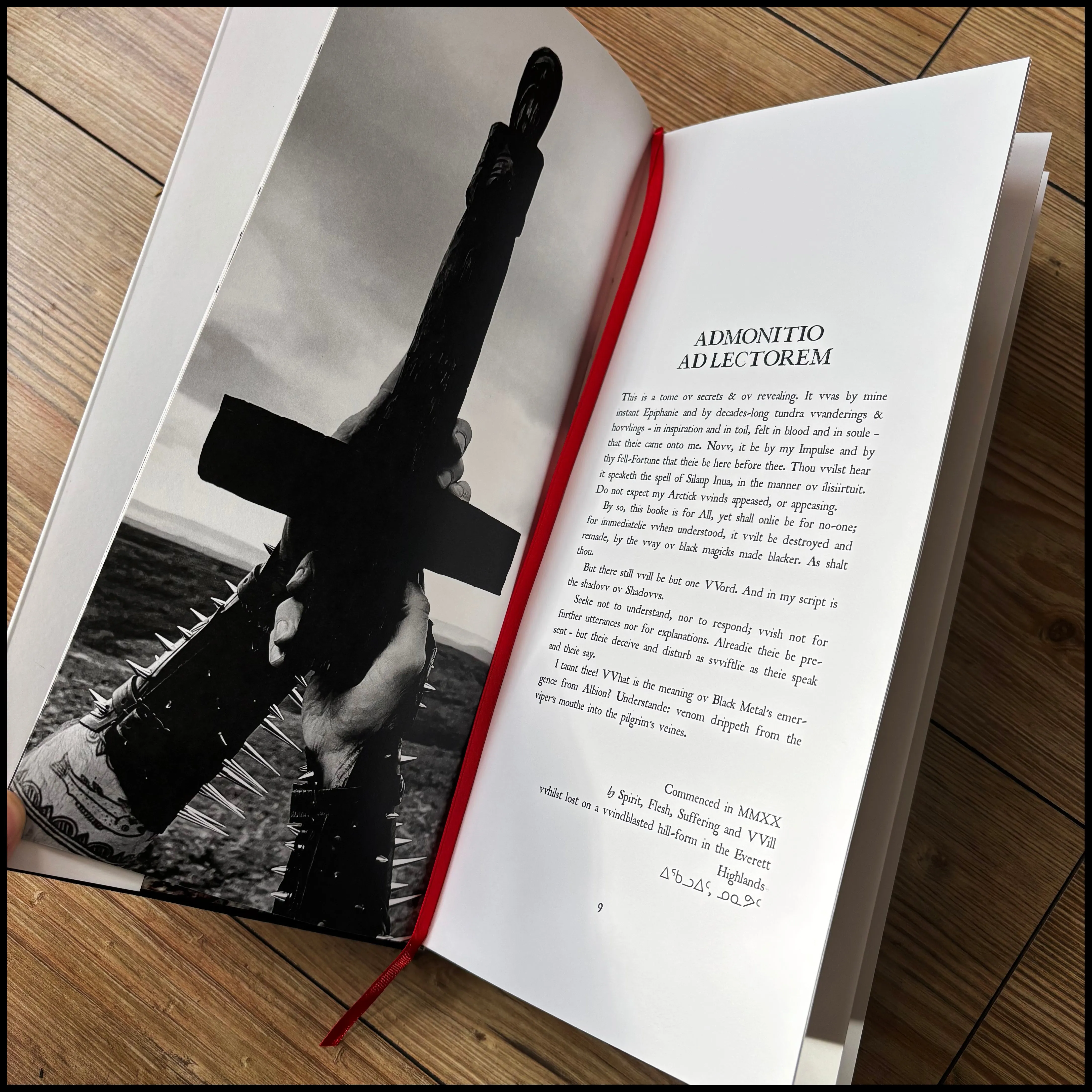 IN BLACKEST BLIZZARD: INITIATING THYSELF TO BLACK METAL NECROMANCIE deluxe hardback (111 numbered copies)