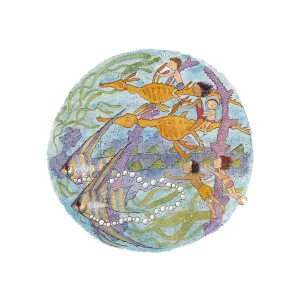Into the Kingdom of Fishes we go-Large PRINT Alison Lester