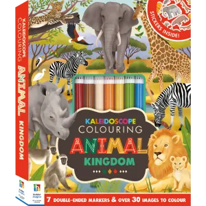 Kaleidoscope Colouring Kit: Animal Kingdom