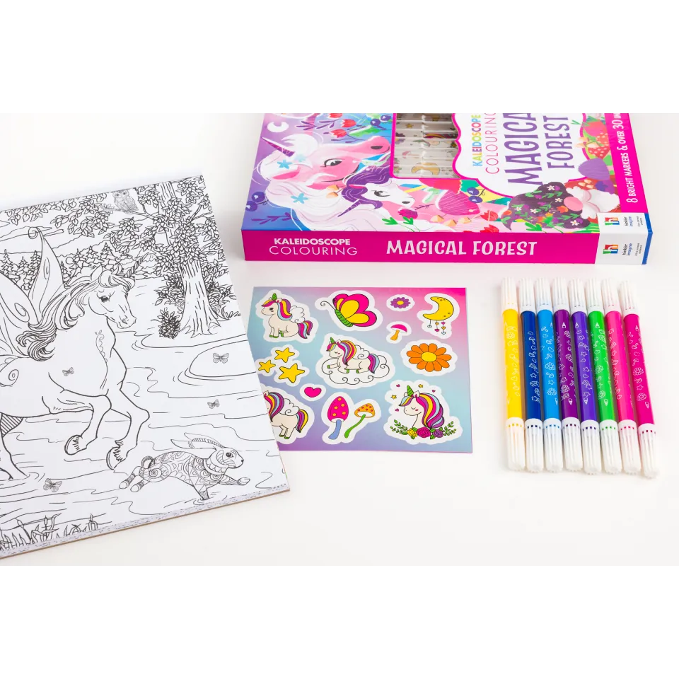 Kaleidoscope Colouring Kit: Magical Forest