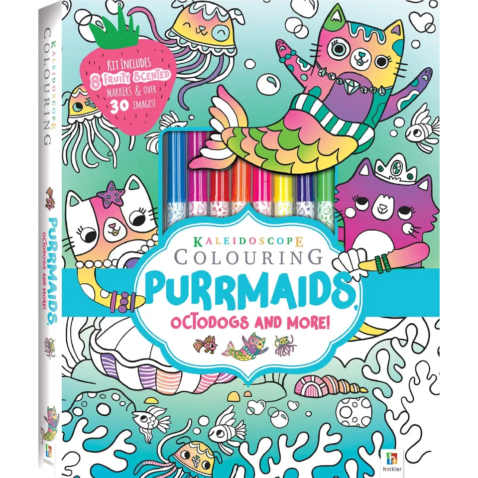 Kaleidoscope Colouring Kit: Purrmaids, Octodogs and More!