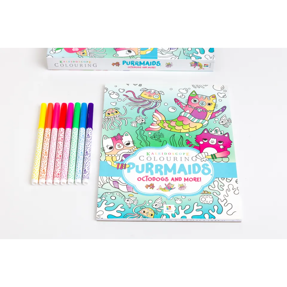 Kaleidoscope Colouring Kit: Purrmaids, Octodogs and More!