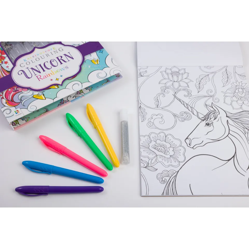 Kaleidoscope Colouring Kit: Unicorn Rainbows