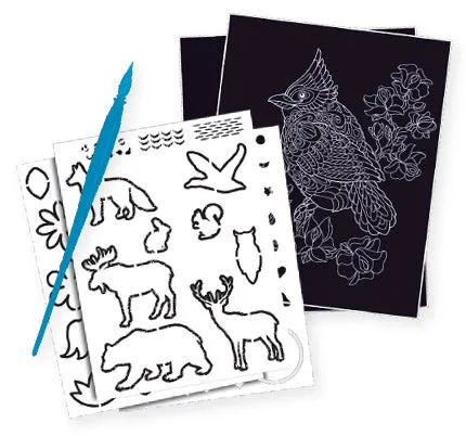 Kaleidoscope Etch Art Creations: Flora and Fauna