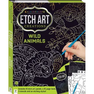 Kaleidoscope Etch Art Creations: Wild Animals