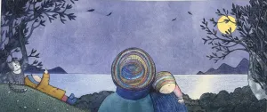 Kissed by the Moon Cover PRINT Alison Lester