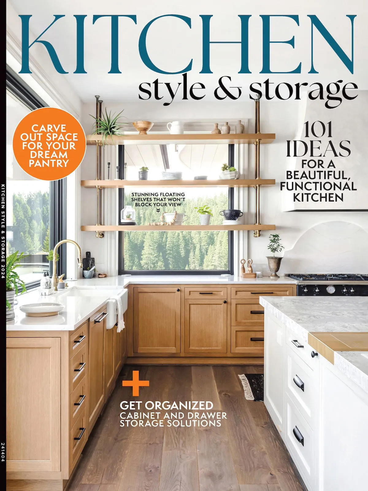 Kitchen Style & Storage - 101 Ideas, Get Organized, Cabinet & Drawer Solutions, Declutter, Carve Out Pantry Space, Floating Shelves, Style Points, Farmhouse, Traditional, Modern, Industrial & More!