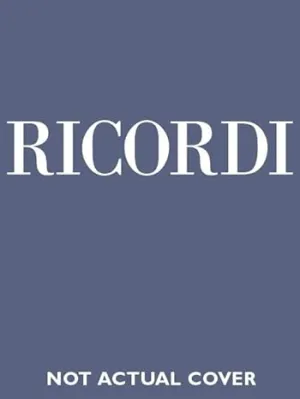 La Cenerentola: Vocal Score (2 Volume Set)