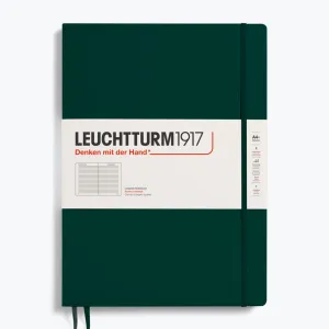 Leuchtturm1917 - Notebook - A4  - Slim - Forest Green