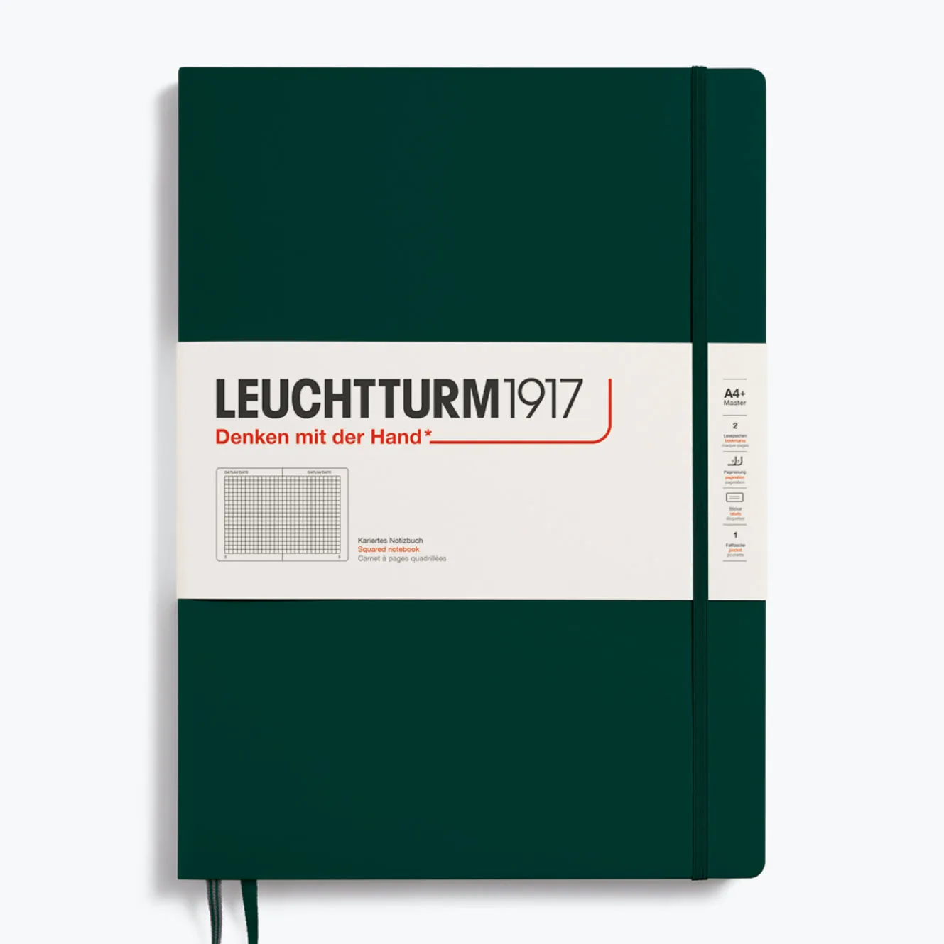 Leuchtturm1917 - Notebook - A4  - Slim - Forest Green