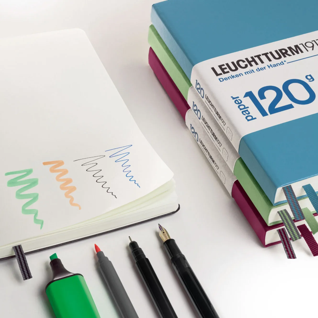 Leuchtturm1917 - Notebook - A5 - Paper 120 - Mint Green