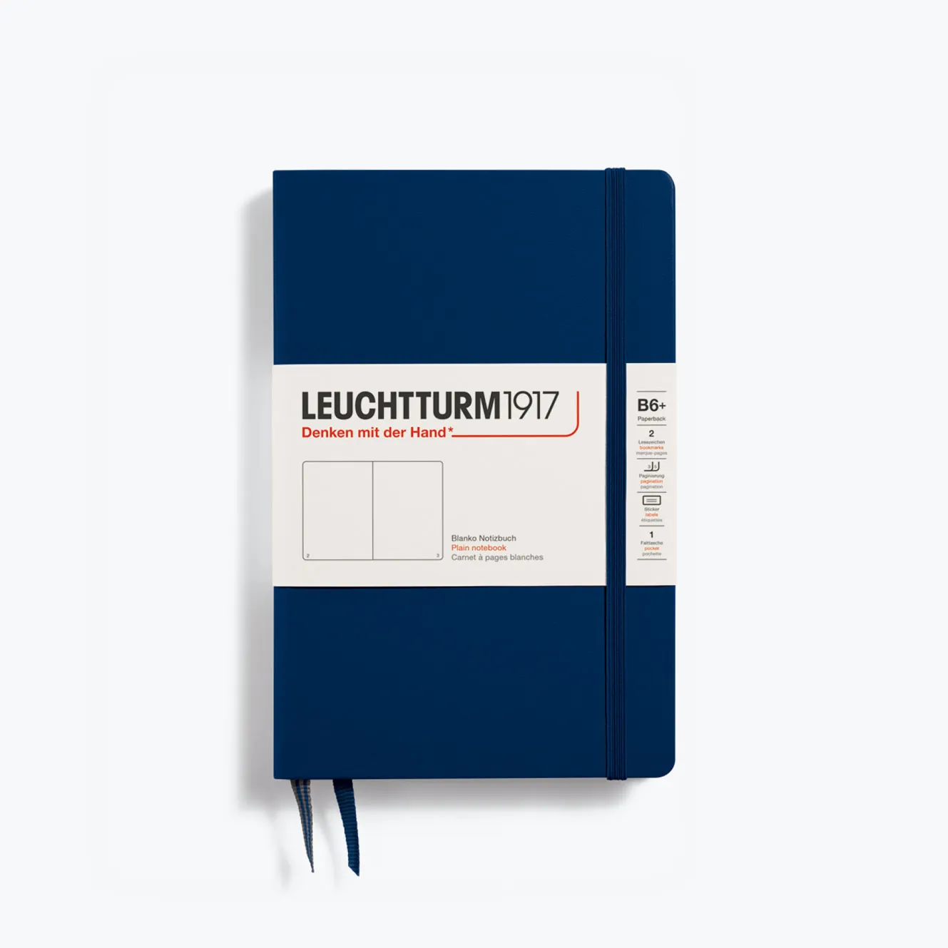 Leuchtturm1917 - Notebook - Hardcover - B6  - Navy