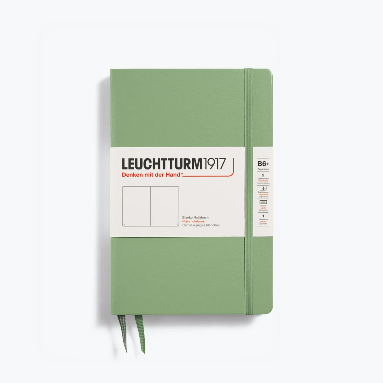 Leuchtturm1917 - Notebook - Hardcover - B6  - Sage
