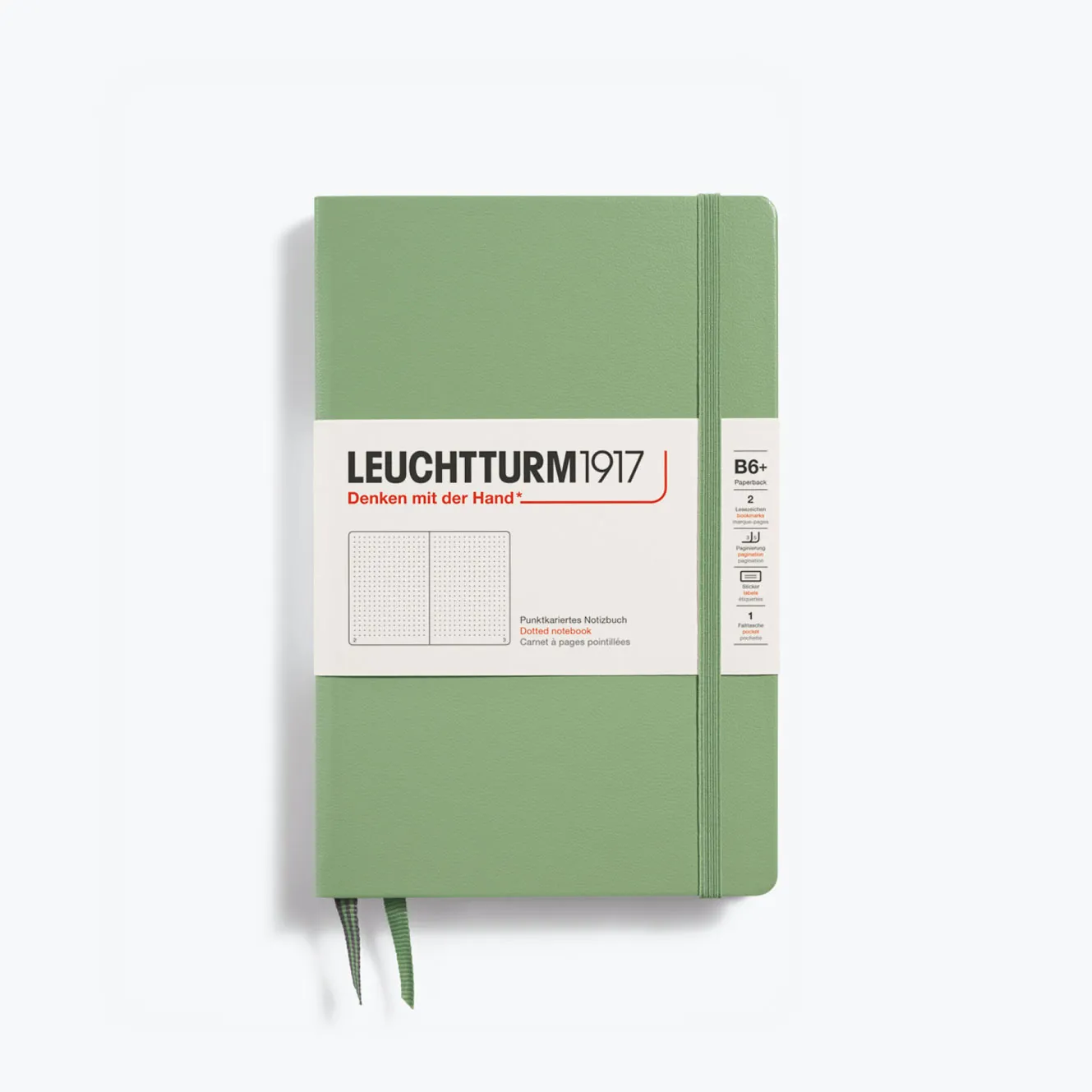 Leuchtturm1917 - Notebook - Hardcover - B6  - Sage