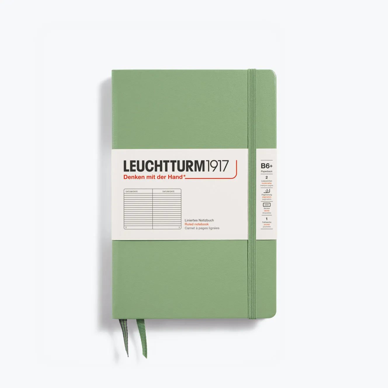 Leuchtturm1917 - Notebook - Hardcover - B6  - Sage