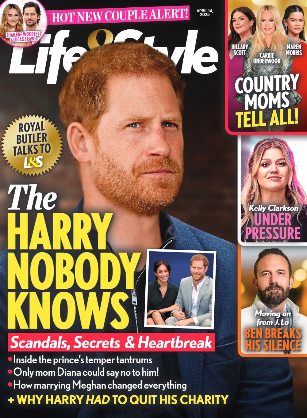 Life & Style - 04.14.25: The Royal Butlers Untold Stories, Carrie Underwood & Country Stars Get Real on Motherhood, Kelly Clarksons Fame Struggles, Ben Afflecks Life After JLo Breakup & More!
