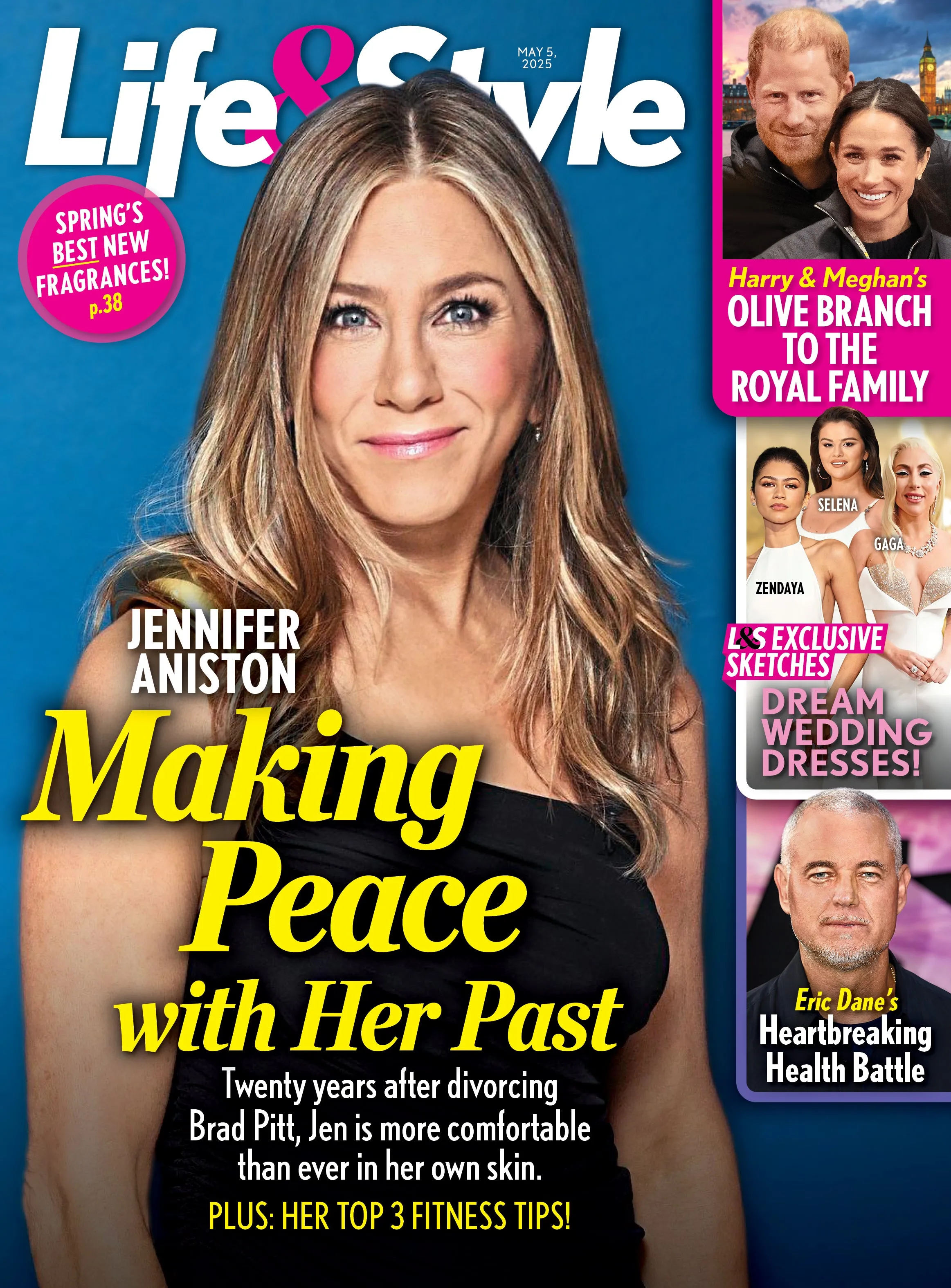 Life & Style - 05.05.25: Jennifer Aniston's Healing Journey, Harry & Meghan Extend Olive Branch To The Royal Family, Iconic Looks From Gaga, Zendaya & Selena, Eric Danes Brave Health Battle & More!