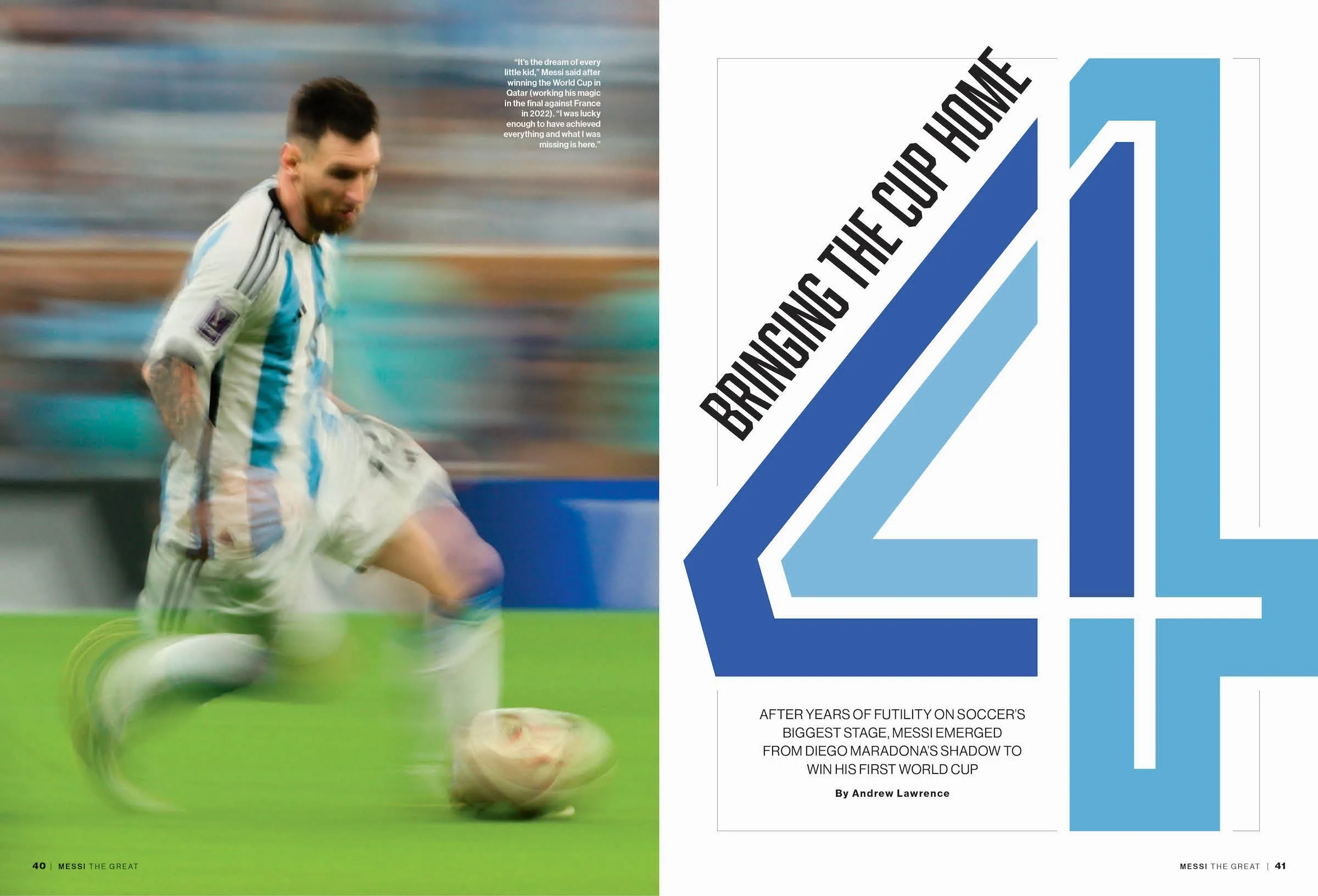 Lionel Messi  The Whole Story: From Humble Rosario Roots, 10 La Liga Titles For Barcelona, 7 Ballon d'Or Trophies, His First World Cup for Homeland Argentina & Now The GOAT Is In America