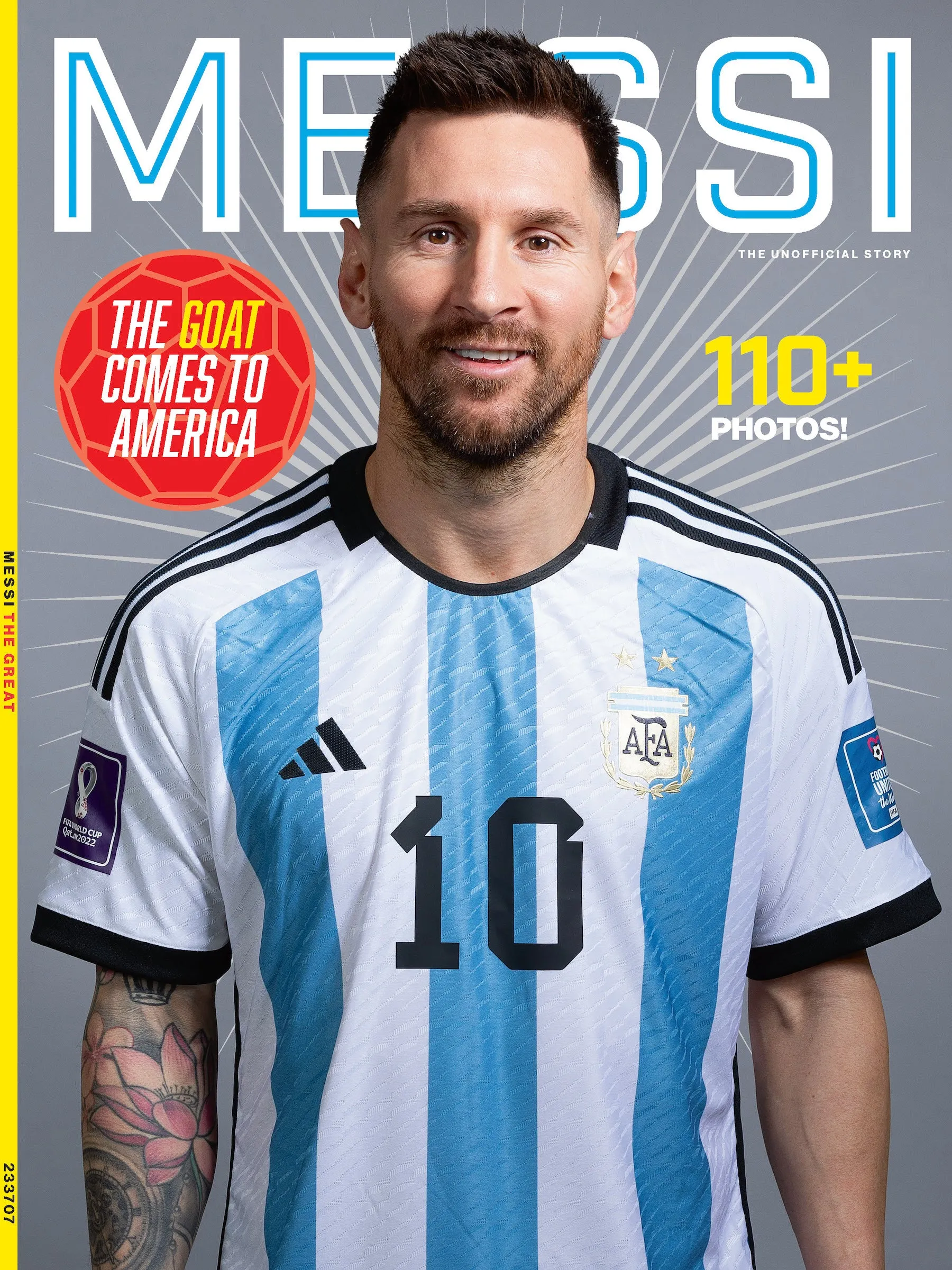 Lionel Messi  The Whole Story: From Humble Rosario Roots, 10 La Liga Titles For Barcelona, 7 Ballon d'Or Trophies, His First World Cup for Homeland Argentina & Now The GOAT Is In America
