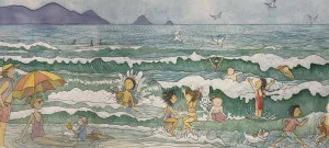 Magic Beach New Remastered PRINT Alison Lester