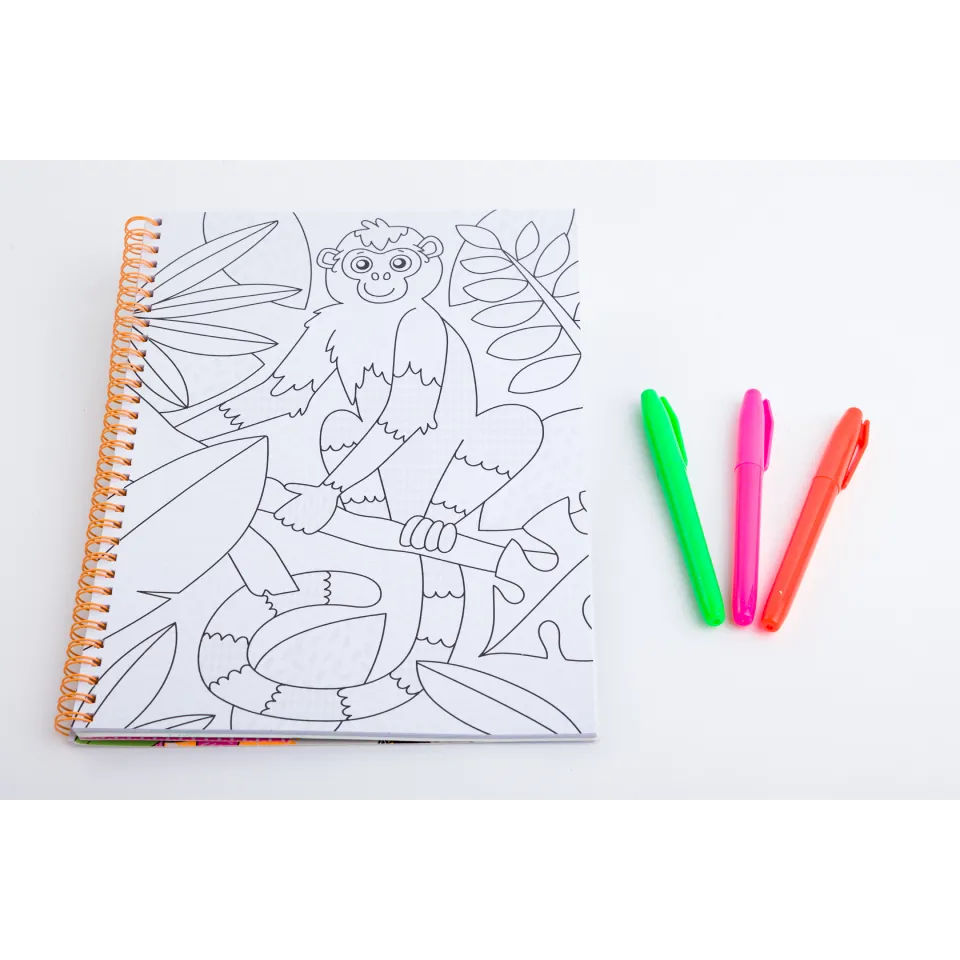 Magic Pattern Colouring Book: Neon Jungle
