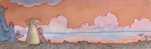 May you grow sleepy at sunset PRINT Alison Lester
