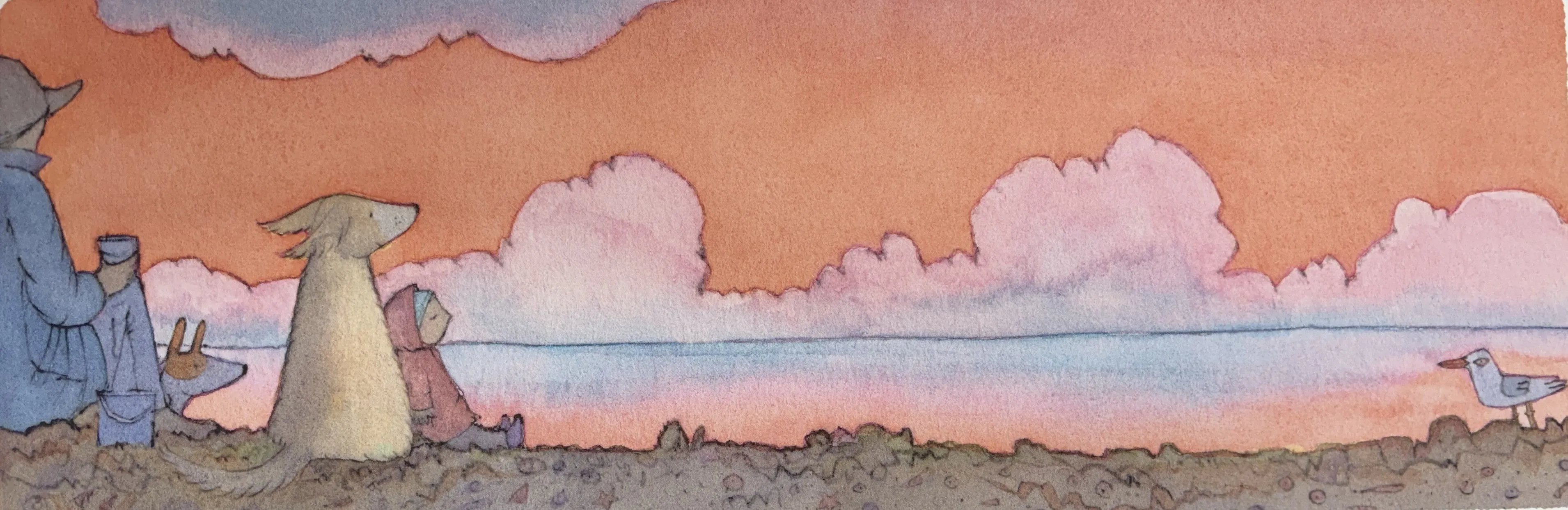 May you grow sleepy at sunset PRINT Alison Lester