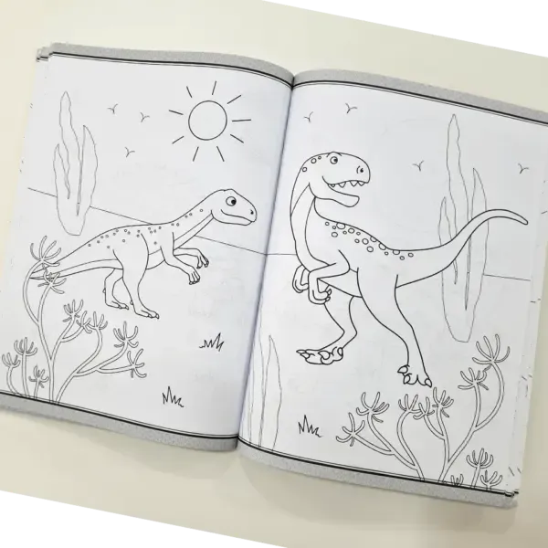 Mega Colouring 96 Page Colouring Book: Dinosaurs