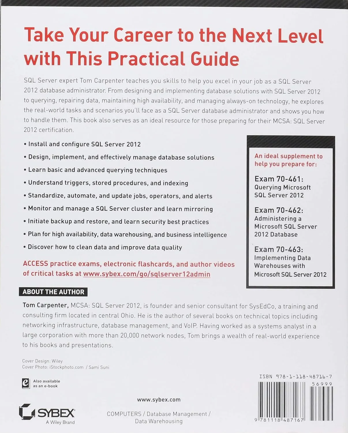 Microsoft SQL Server 2012 Administration RealWorld Skills For MCSA Certification And Beyond Paperback