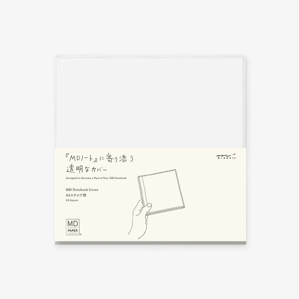 Midori - Notebook Cover - Clear - A5 Square