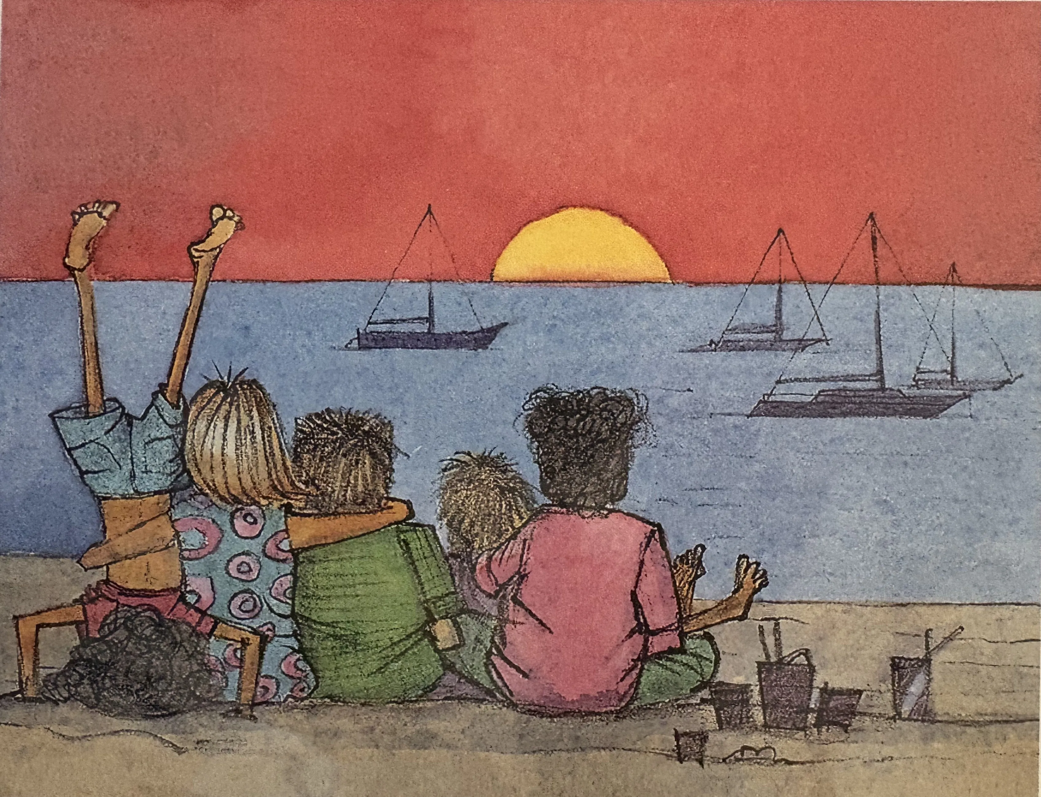 Mindil Beach PRINT Alison Lester