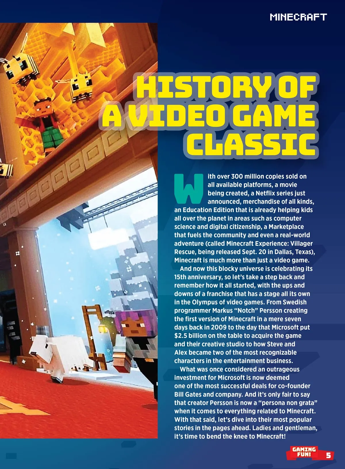 Minecraft - 15 Year Anniversary: History, Tricky Trials Update, How To Find A Trial Chamber, Bundles Of Bravery, The Furious Five Kung Fu Panda DLC, Netflix Animated Series, Free Posters & More!