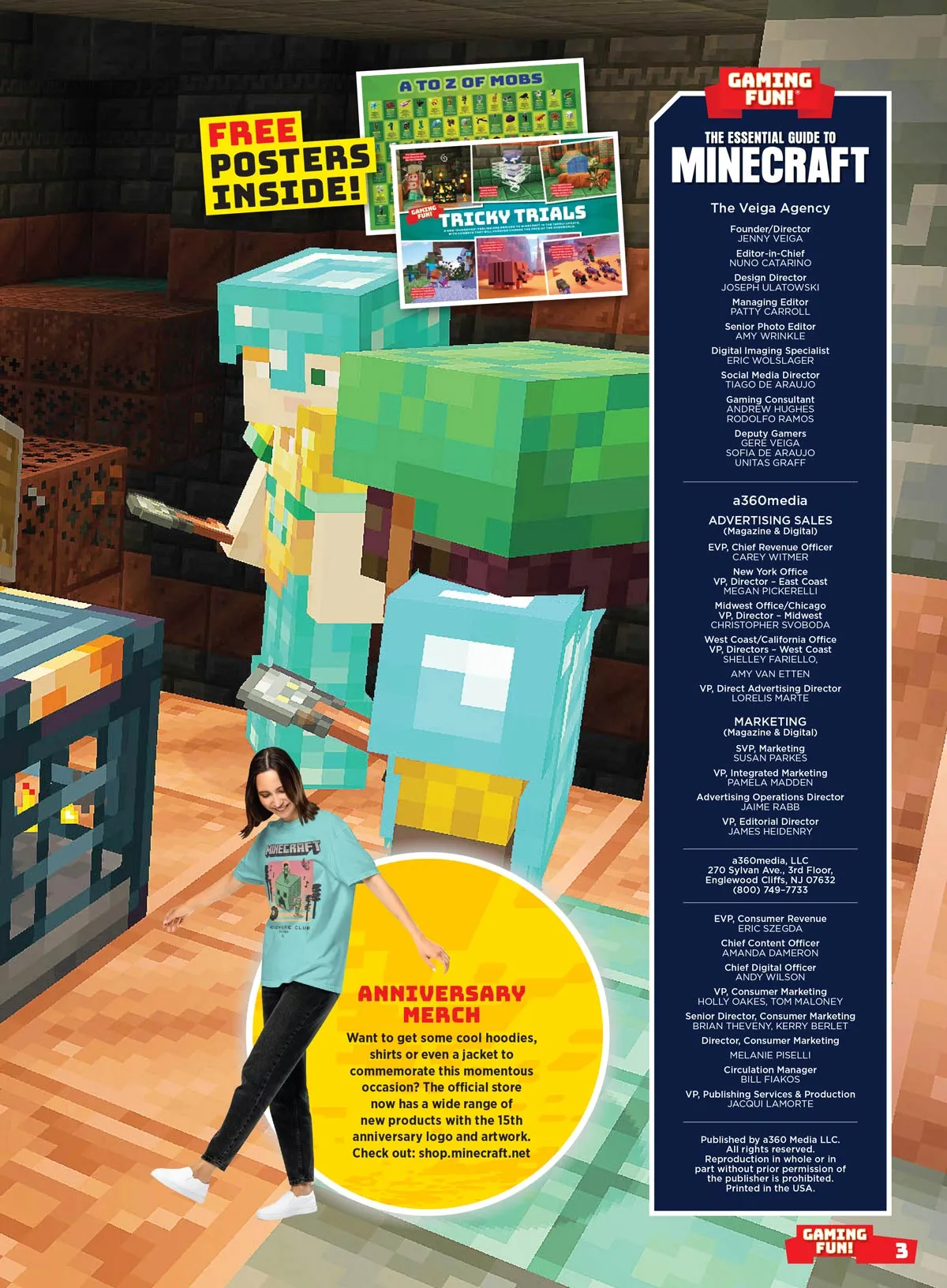 Minecraft - 15 Year Anniversary: History, Tricky Trials Update, How To Find A Trial Chamber, Bundles Of Bravery, The Furious Five Kung Fu Panda DLC, Netflix Animated Series, Free Posters & More!