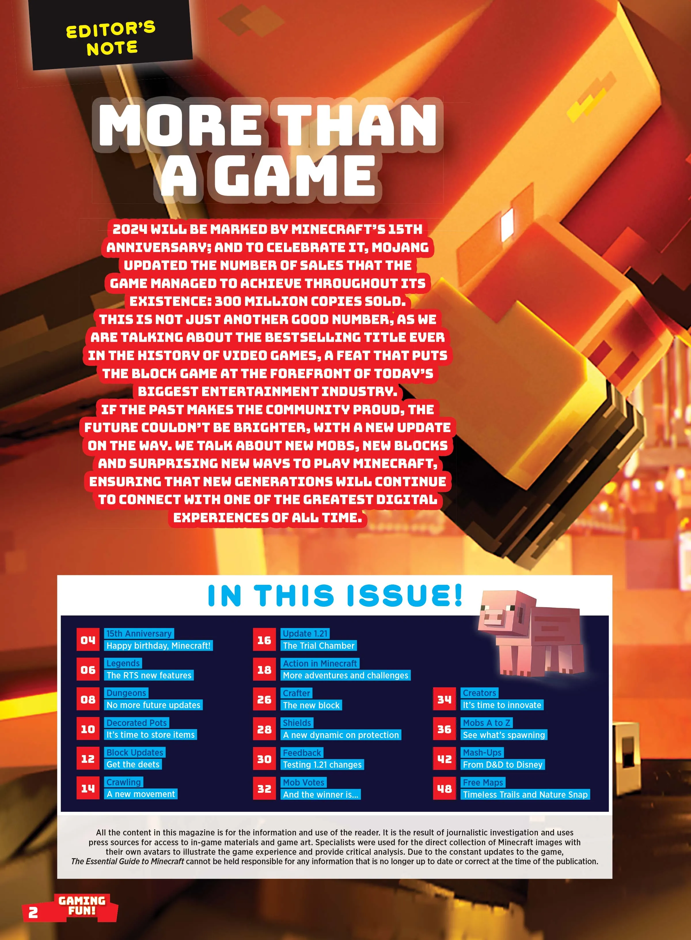 Minecraft - Essential Guide: Expert Tips & Tricks, Update 1.21, Block Building, Disney Adventure, Star Wars: Path Of The Jedi, Teenage Mutant Ninja Turtles, Legends, Dungeons, Mob, Free Maps & Poster!