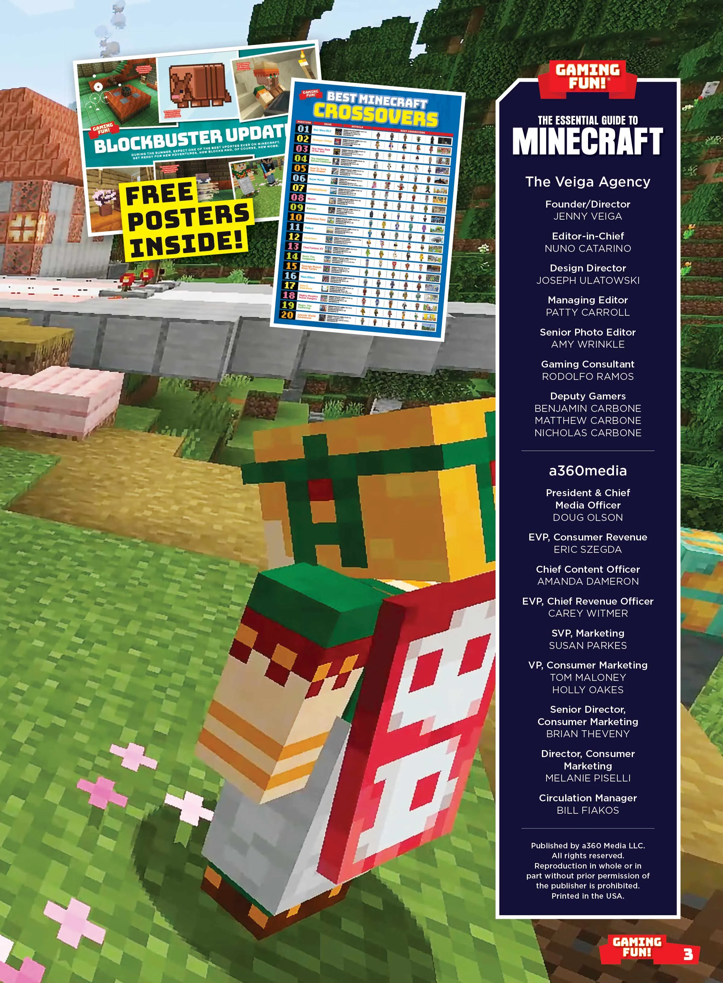 Minecraft - Essential Guide: Summer Update, Minecraft Movie, Jack Black, Wolf Armor, New Bat Design, Pots Storage, Strategies For Trial Chambers, Jurassic World, Star Wars, Nerf World, Maps & Posters!