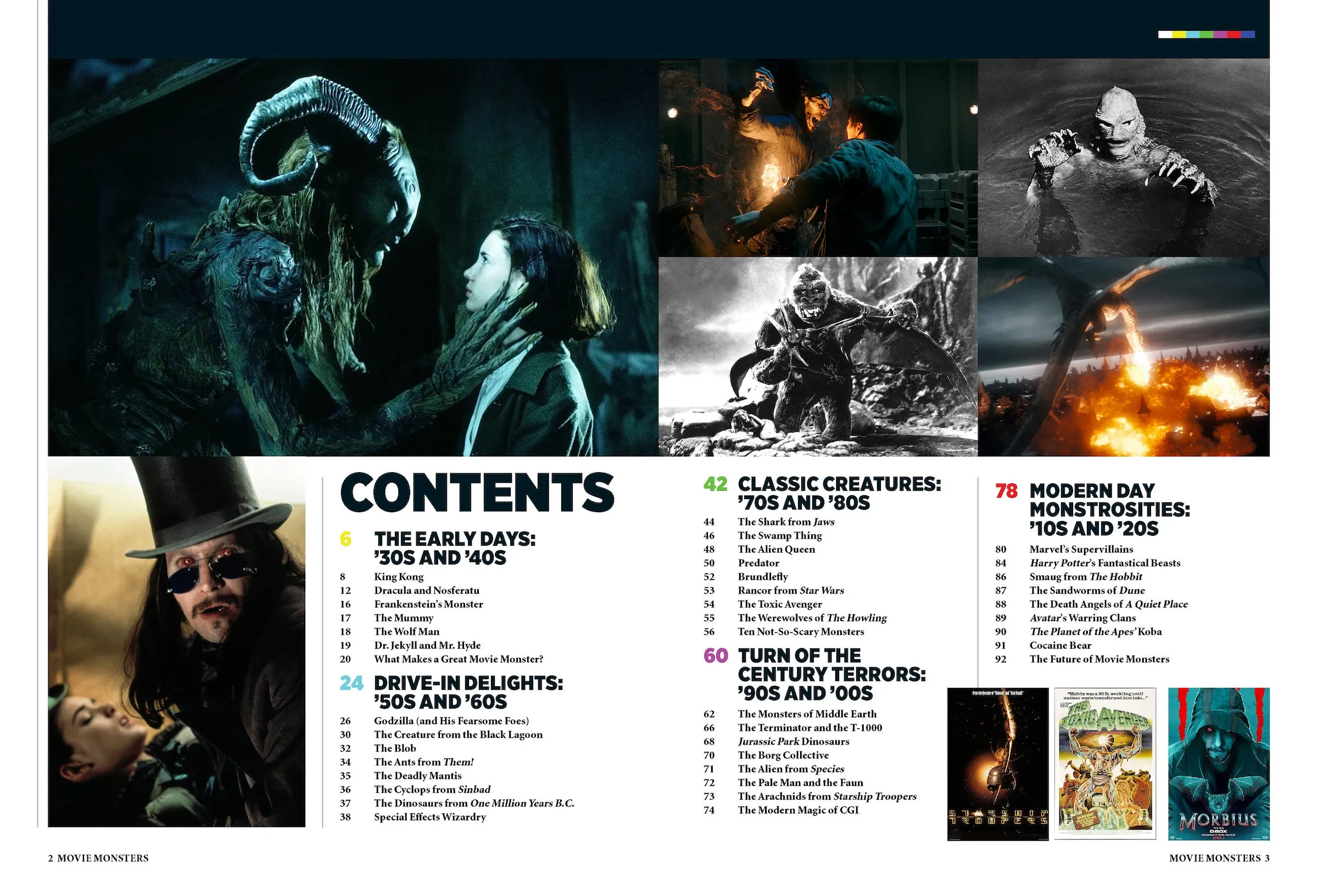 Movie Monsters - Hollywood's Fearsome Fiends: The Magic & Mystery From Classics To CGI, Dracula, Voldemort, King Kong, Gollum, Jaws, Star Wars, Frankenstein, A Quiet Place, Harry Potter & Avatar!