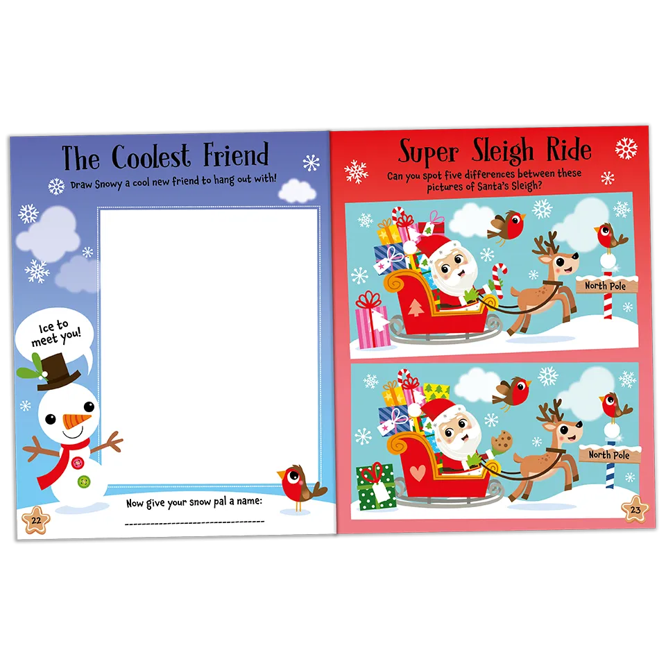 My Sparkly Santa Sticker Activity Book
